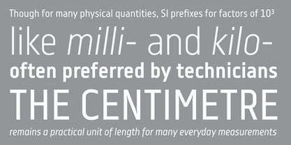 Centima Font Poster 2