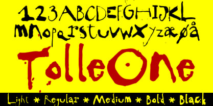 TPG Tolle One Font Poster 1