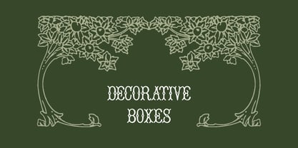 Decorative Boxes Fuente Póster 2