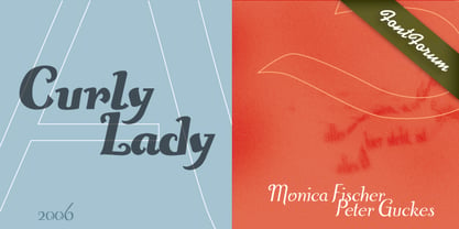 Curly Lady Font Poster 1