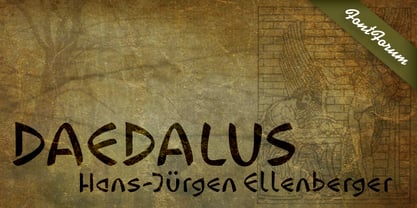 Daedalus Font Poster 1