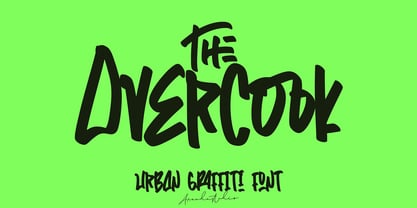 The Overcook Font Poster 1