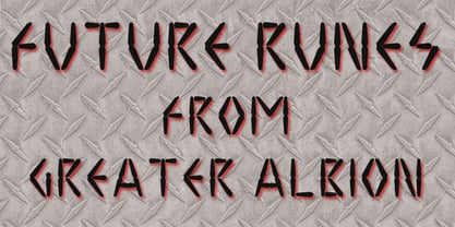Future Runes Font Poster 1