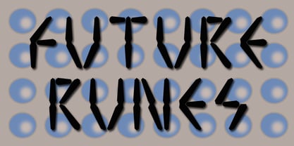 Future Runes Font Poster 2