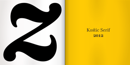 Kostic Serif Font Poster 9