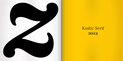 Kostic Serif Fuente Póster 9