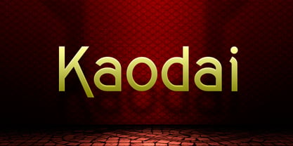 Kaodai Font Poster 1