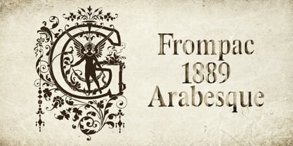 Frompac 1889 Arabesque Font Poster 1