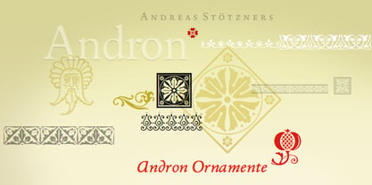 Andron Ornamente Font Poster 2