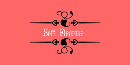 Soft Fleurons Font Poster 10