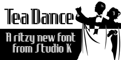 Tea Dance Font Poster 1