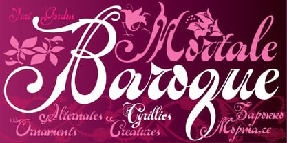 Baroque Mortale Font Poster 1