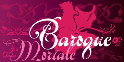 Baroque Mortale Font Poster 2