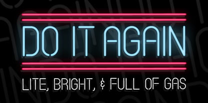 Do It Again Font Poster 1