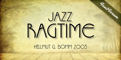 Jazz Ragtime Font Poster 1