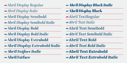 Abril Font Poster 2