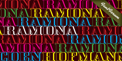 Ramona Font Poster 1