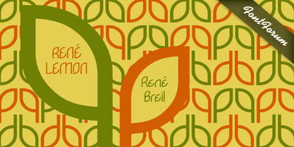 Renelemon Font Poster 1