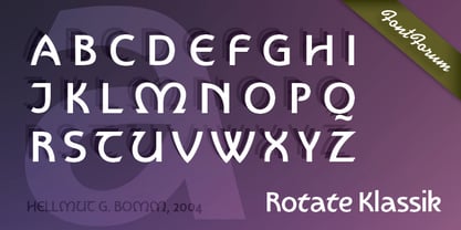 Rotate Font Poster 1
