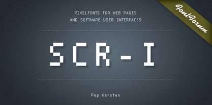 SCR-I Font Poster 1