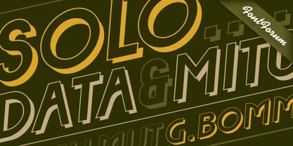 Solo Font Poster 1