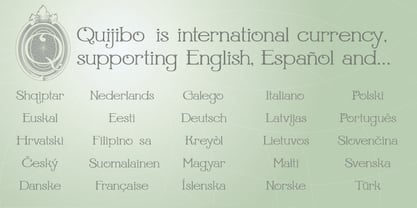 Quijibo Font Poster 7