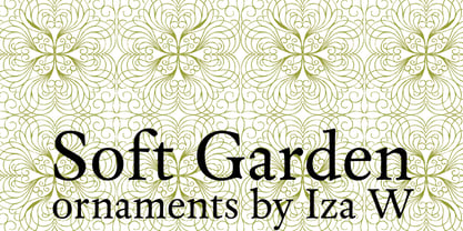 Soft Garden Font Poster 20