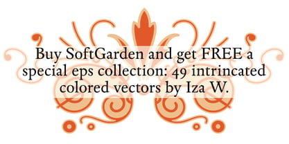 Soft Garden Font Poster 21