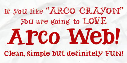 Arco Web Font Poster 5