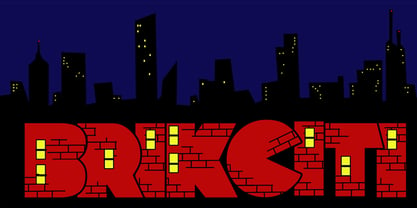 Brick City Font Poster 1