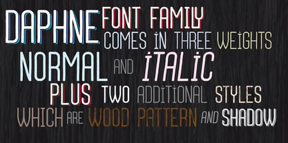 Daphne Font Poster 4