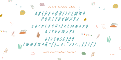 Hello Sierra Sans Font Poster 9
