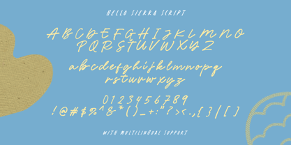 Hello Sierra Sans Font Poster 8