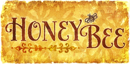 HoneyBee Font Poster 2
