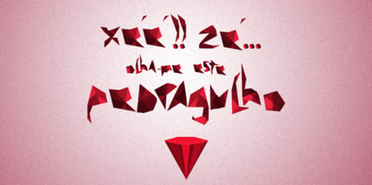 Diamante Robusto Font Poster 2