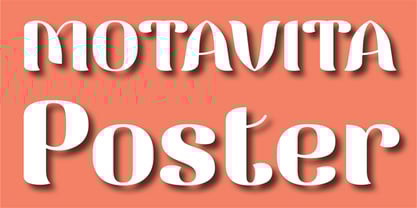 Motavita Poster Font Poster 1