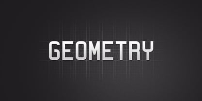 Geometry Font Poster 1