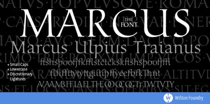 Marcus Font Poster 1