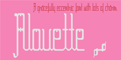 Alouette Font Poster 1