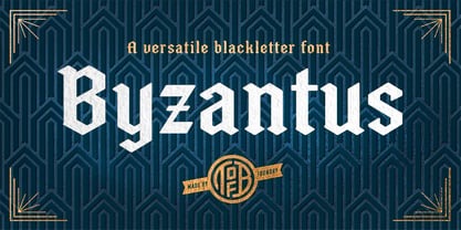 Byzantus Font Poster 1
