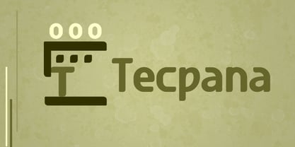 Tecpana Font Poster 1