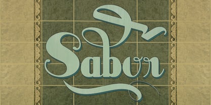 Sabor Font Poster 1