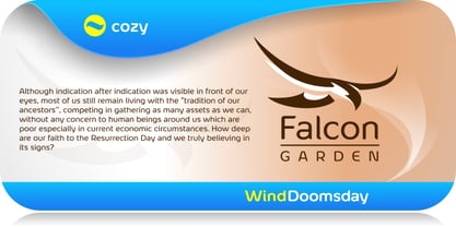 Wind Doomsday Font Poster 11