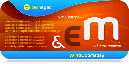 Wind Doomsday Font Poster 2