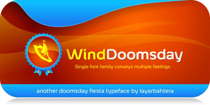 Wind Doomsday Font Poster 1
