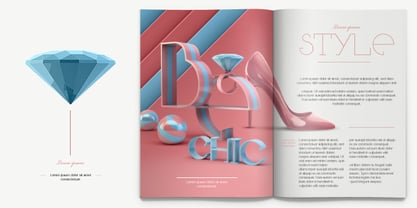 Tres Tres Chic Font Poster 4