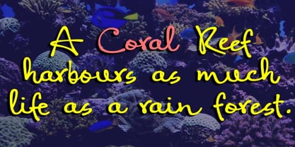 Coral Pro Font Poster 4