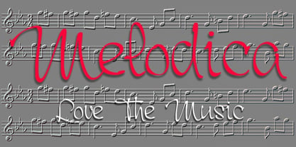 Melodica Font Poster 3