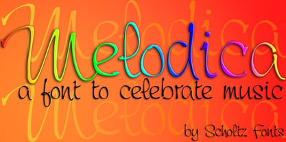 Melodica Font Poster 5