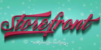 Storefront Pro Font Poster 1